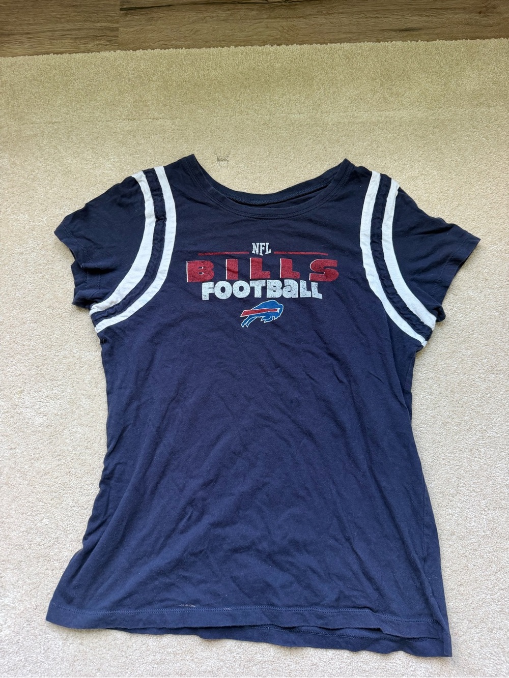 Vintage NFL Bills women’s Navy Short-Sleeve Football T-Shirt